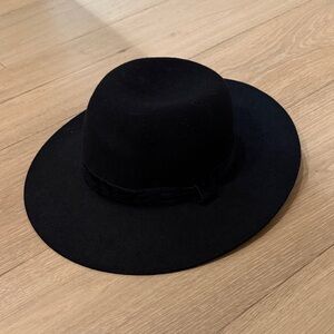 Rag & Bone Classic Black Fedora Hat